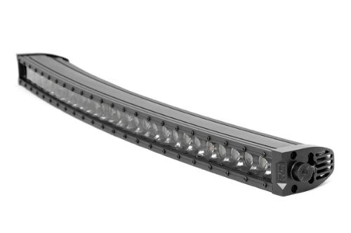 12000 lumens 150 watts Contains 30, 5 watt Cree LEDs Contains 15, cool white daytime running LEDs 30 degree spot beam IP67 Waterproof rating Black panel design Durable die cast aluminum housing Moisture Breather technology reduces moisture build-up behind the lends Includes premium, flat-wound wiring harness with three-way switch 3 year warranty Length: 31.37-inches | Depth: 3.12-inches | Height: 1.6-inches Bolt Diameter: 8mm