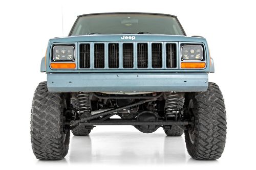 DOT/SAE Certified for street legal use. Aggressive, black panel design. IP67 Waterproof housing. Includes easy plug-and-play harness adapter. 100% bolt-on installation. Hi Beams: 160 Watts / 12800 Lumens. Low Beams: 80 Watts / 6000 Lumens. IP67 Waterproof Rating.