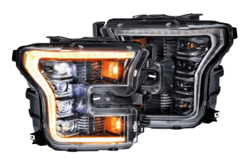 MM XB HEADS: F150 (15-17)(AMBER DRL)