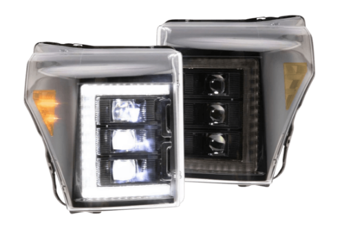 XB HEADLIGHTS SUPER DUTY 11-16 WHITE DRL