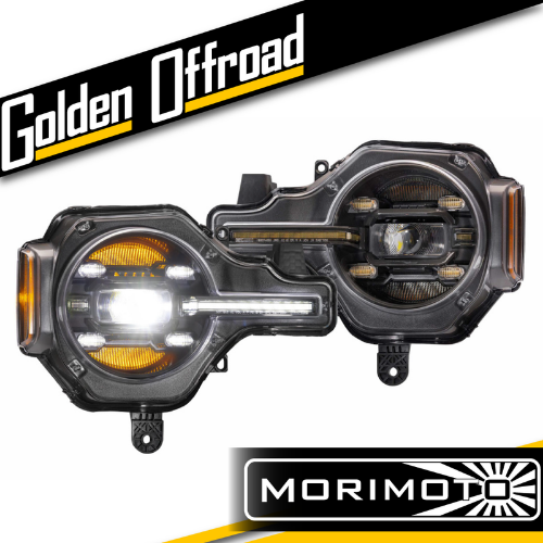 XB LED HEADS FORD BRONCO 21+ WHITE DRL