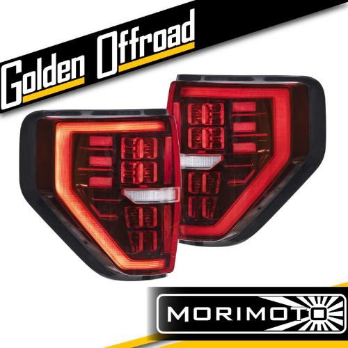 XB LED TAILS: FORD F150 09-14 PAIR / RED