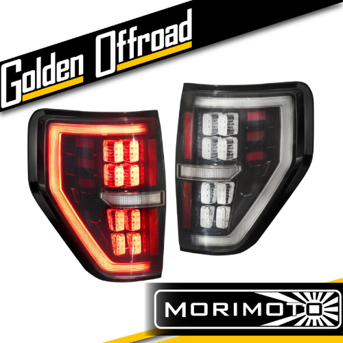 XB LED TAILS FORD F150 09-14 PAIR  BLACK