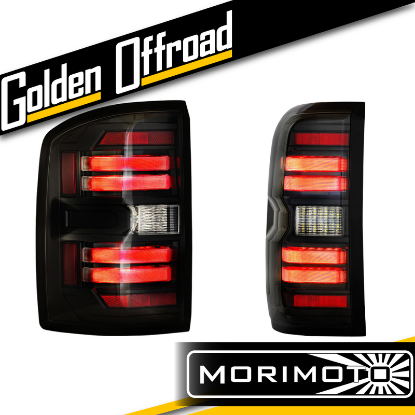 Picture of XB LED TAILS GMC SIERRA 14-18   SMOKED