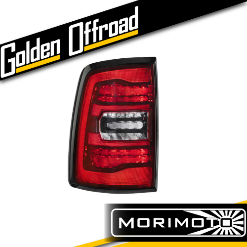 XB LED TAILS: DODGE RAM 09-18 RED