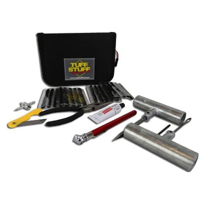 Picture of TUFF STUFF TIRE REPAIR KIT INCLUDES TOOLS - PLUGS - PATCHES & STORAGE CASE