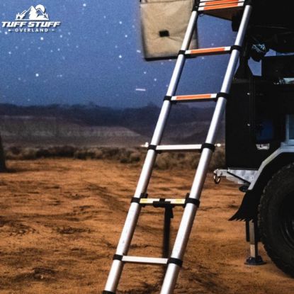 Picture of TUFF STUFF ROOF TOP TENT TELESCOPING LADDER 102 IN