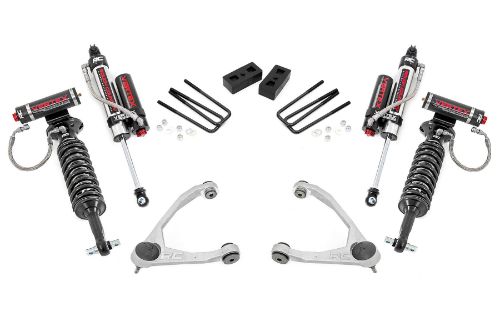 Easy bolt-on installation. Fits models with factory cast steel or aluminum control arms Increased ground clearance. Can be returned to stock! Ball joints are pre-installed to ease installation.
