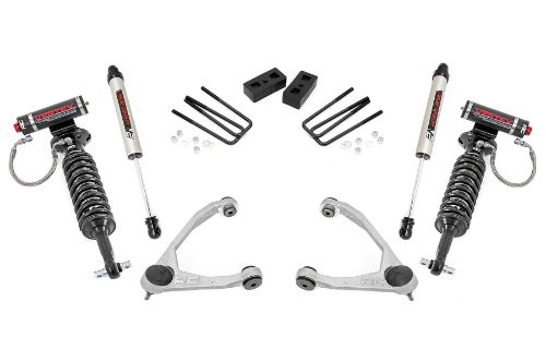 Easy bolt-on installation. Fits models with factory cast steel or aluminum control arms Increased ground clearance. Can be returned to stock! Ball joints are pre-installed to ease installation.
