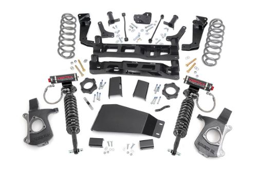Unmatched ground clearance from high clearance crossmember design. 100% precision laser cut materials used in latest computer aided design process. No strut disassembly or strut compressor required for installation. Requires no modification to the stock differential mounts, drivetrain or exhaust. Provides highly sought level stance when complete.