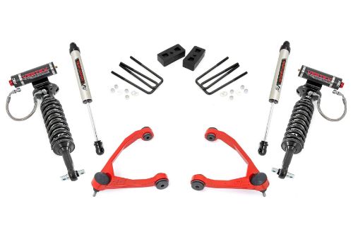Easy bolt-on installation. Fits models with factory cast steel or aluminum control arms Increased ground clearance. Can be returned to stock! Ball joints are pre-installed to ease installation.