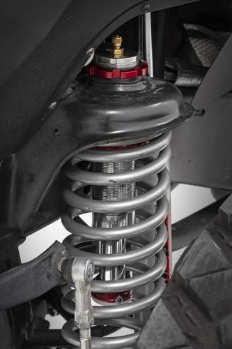 Prevents suspension from dipping to lowest point Less turbulent, more comfortable ride Prevents damage to undercarriage Controls final 3-inches of travel Carburized Alloy Housing Threaded design Rebuildable