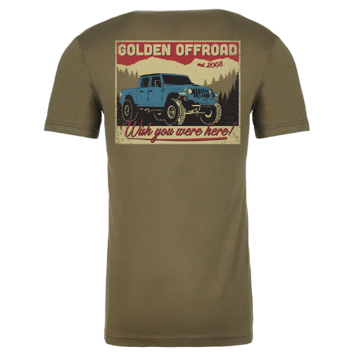 Golden Offroad "Postcard" Tee - Extra Large