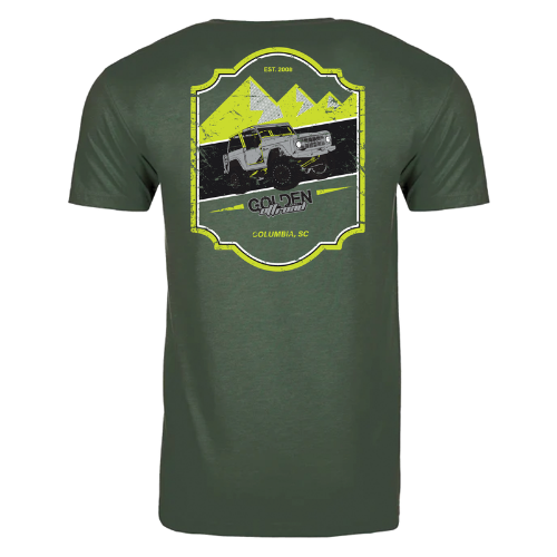 Golden Offroad "Bronco Highlighter Green" Tee - 2XL
