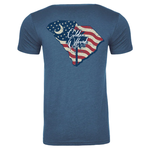 Golden Offroad "SCUSA on Blue" Tee - Small