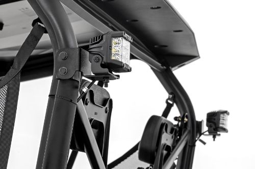LED Light Kit | Rear Mount | 2" Black Pair | White DRL | Segway 570 F
