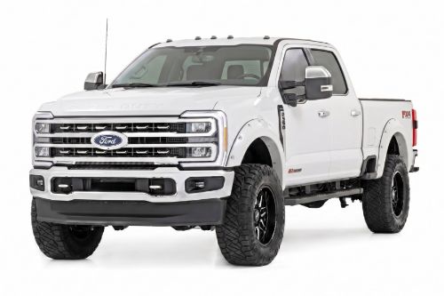 Pocket Fender Flares | YZ Oxford White | Ford F-250/F-350 Super Duty (23-26)