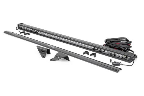 LED Light Kit | Upper Windshield | 40" Black Single Row | Ford Bronco (21-26)
