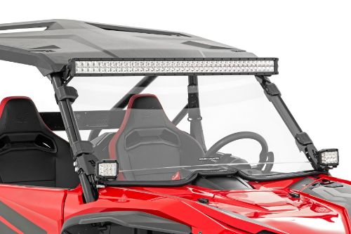LED Light Kit | Front Mount | 40" Black Dual Row | Honda Talon 1000