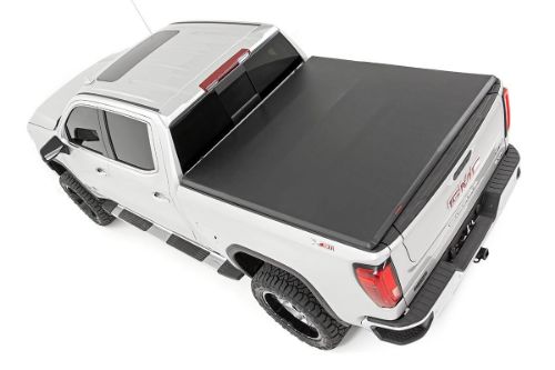Soft Tri-Fold Bed Cover | 6'7" Bed | Chevy/GMC Sierra 1500 (19-26)/Silverado 1500 (19-26)